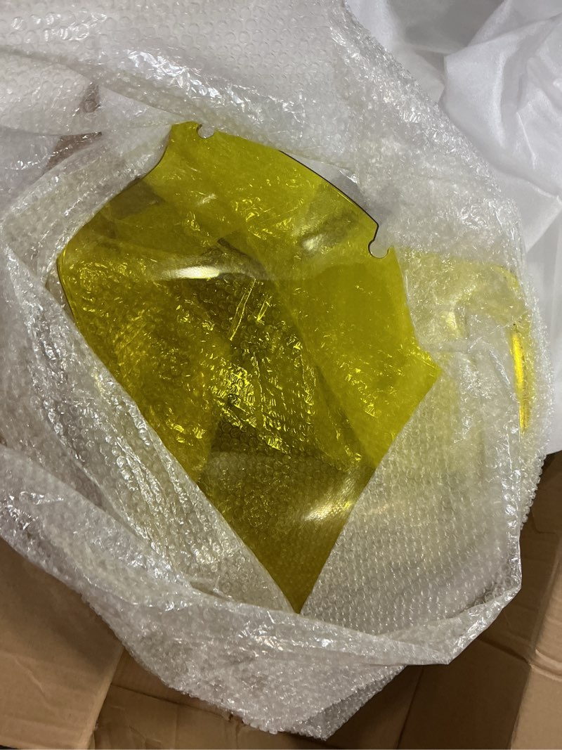 Condition photo showing New/Like New for motorcycle windshield windscreen wind deflector fit for harley low rider st fxrst 2022-2025 softail low rider el diablo fxlrst 2022 (yellow)