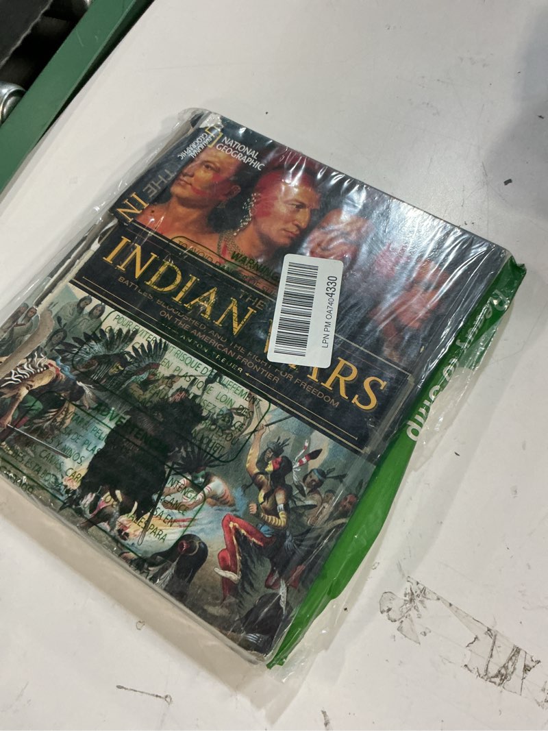 Condition photo showing As Is for national geographic the indian wars: battles, bloodshed, and the fight for freedom on the american frontier