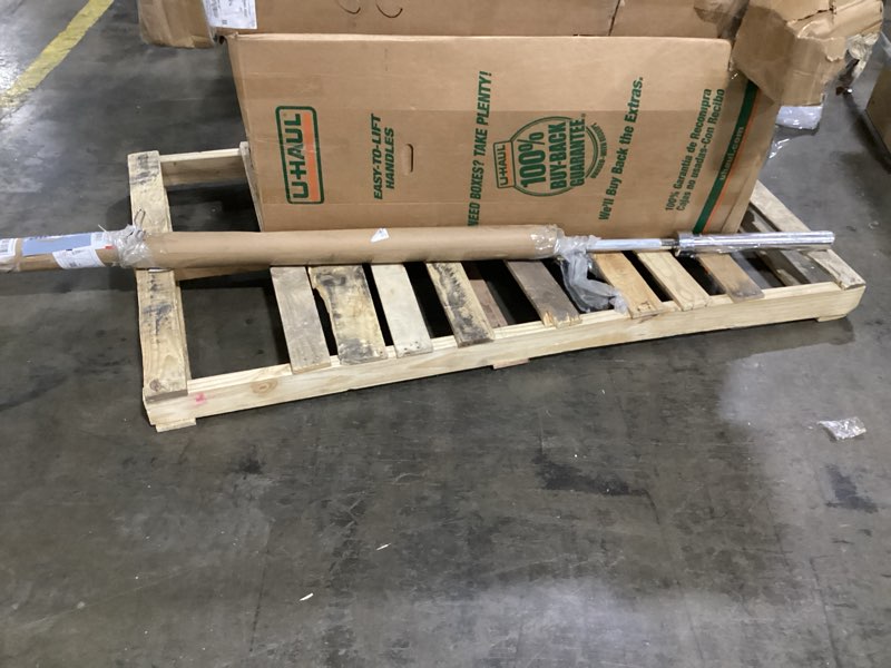 Condition photo showing As Is for Fitvids Olympic Bumper Plates Set, 2" Weight Plates for Strength Training & Weightlifting, Paris or Set or Set with Barbell, Multiple Options Set w/ Barbell: 160 lbs Colored