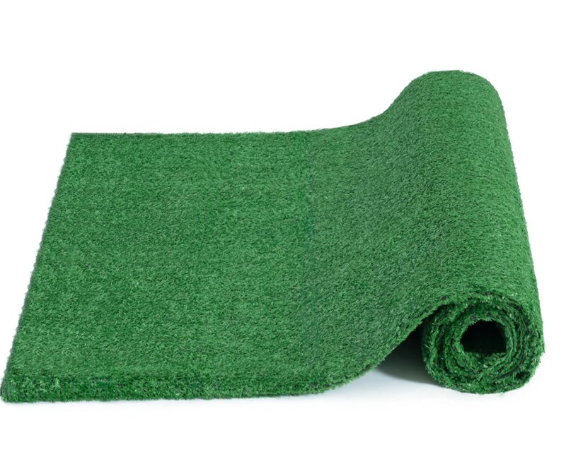 Large Size Indoor Outdoor Artificial Grass Turf Rug / Roll 9x13.5ft