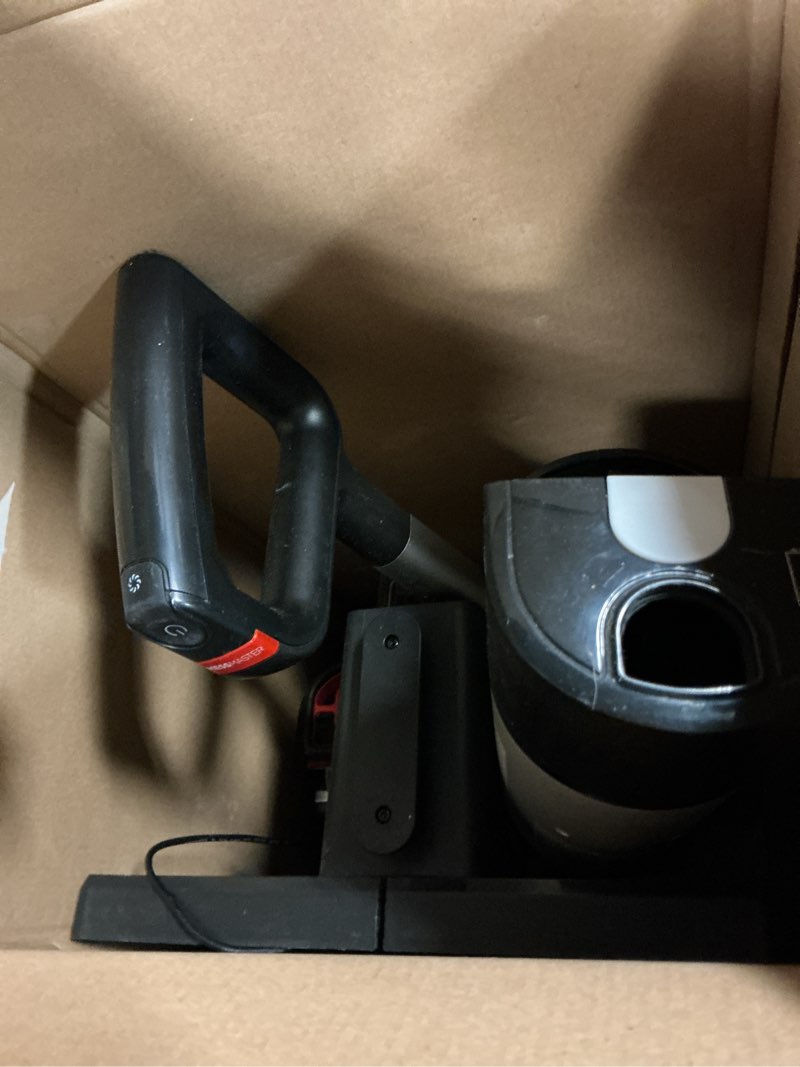 Condition photo showing As Is for shark | wet dry vacuum cleaner | vacuum and mop combo | hydrovac messmaster | 3-in-1 self-cleaning + powerful suction | 2 brushrolls & 2 solutions included | hardwood floor & area rug cleaner | aw261 cordless w/ premium