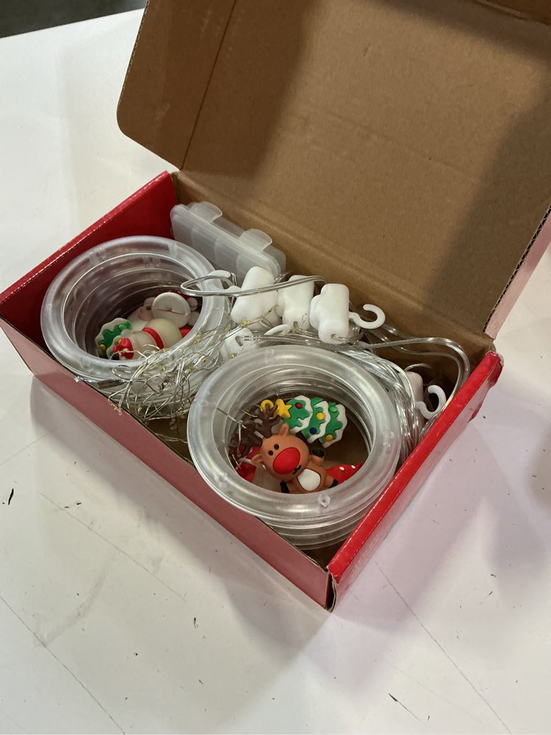 Condition photo showing As Is for 3m led lights) christmas string lights christmas window decoration xmas hanging