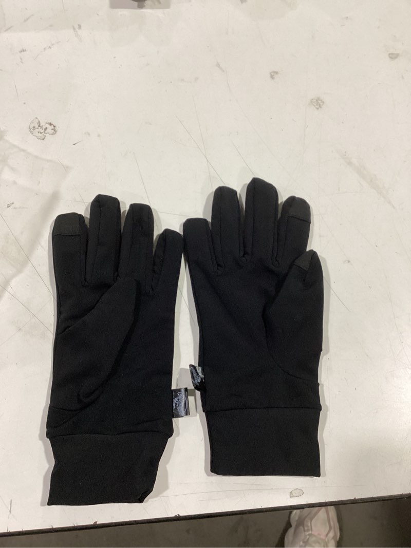 Condition photo showing As Is for lightweight gloves liner-glove liners for cold weather women and men, thermal touch screen glove liners medium
