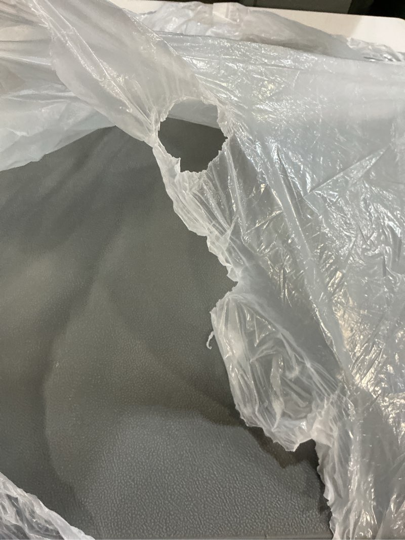 Condition photo showing As Is for gcgoods mini split pad, 24 x 24 x 2 inches equipment pad for mini split air conditioner heat pump systems, ac condenser pad/base supports air conditioner units and other outdoor equipment