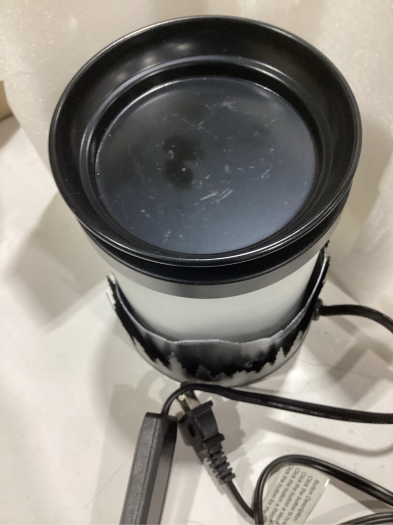 Condition photo showing As Is for electric wax melt warmer,dynamic polar lights effect wax warmer, wax warmers for scented wax melts,wax burner for home decor office,birthday gifts?for women?(rotating aurora effect-7 color)