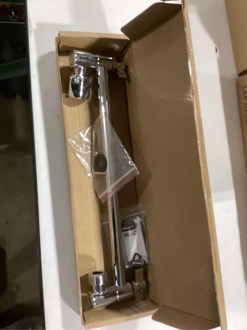 Condition photo showing Good Condition for 12-inch shower head extension arm, adjustable shower extension arm, stainless steel shower arm extender, compatible with g1/2 universal connector, chrome