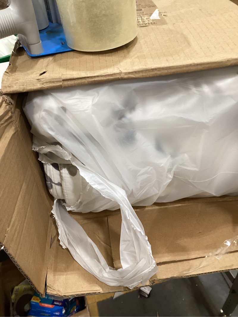 Condition photo showing As Is for Levtex Home Pisa Reversible King/Cal King Quilt Set (106x92in) with 2 Pillow Shams (36x20in) - Floral Peacock - Grey, Taupe - 100% Cotton King Size Quilt Bedding Set - Lightweight, Soft, Pre-Washed Quilt King