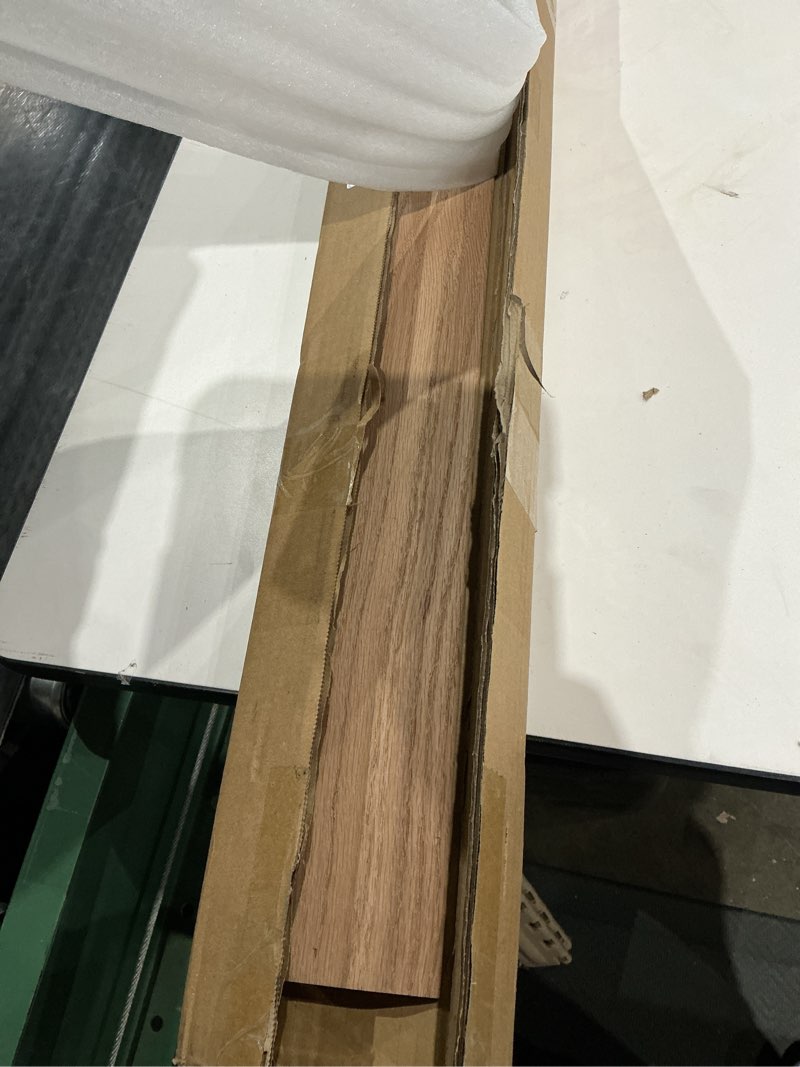 Condition photo showing Good Condition for raytano 3.5" w×36"l solid oak floor transition strip,5/16" overlaps and transitions a 5/16" height difference, wood threshold for tile carpet wood laminate vinyl flooring (3.5" w, 36" l) 36in(1pcs) red oak-5/16" overlap-3.5"w