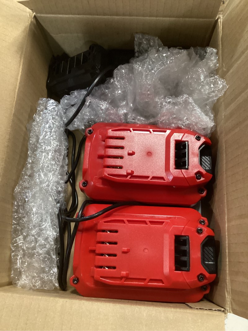 Condition photo showing Good Condition for bonacell upgrade 2pack 20v 8.0ah replacement for craftsman battery v20 lithium ion for cmcb205 cmcb204 cmcb206 cmcb202 cmcb201 cordless tools with cmcb104 for craftsman 20v battery charger