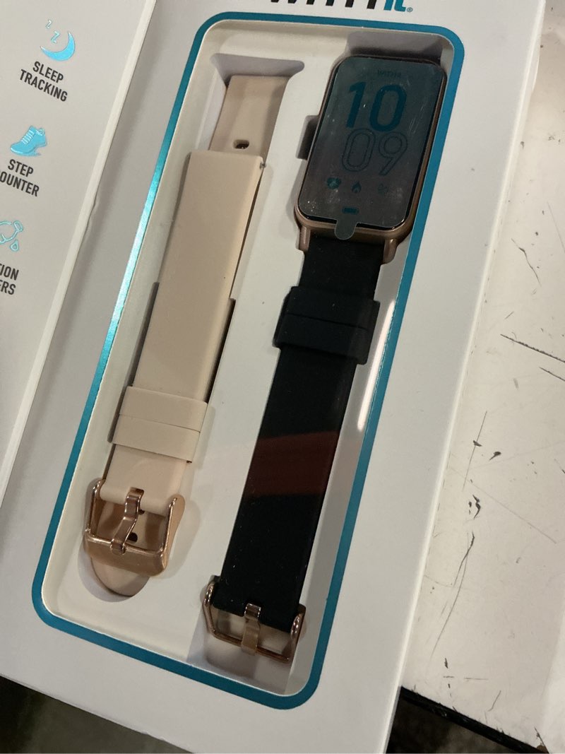 Condition photo showing As Is for withit dyo series smartwatch with 1.45" full touch screen and interchangeable bands
