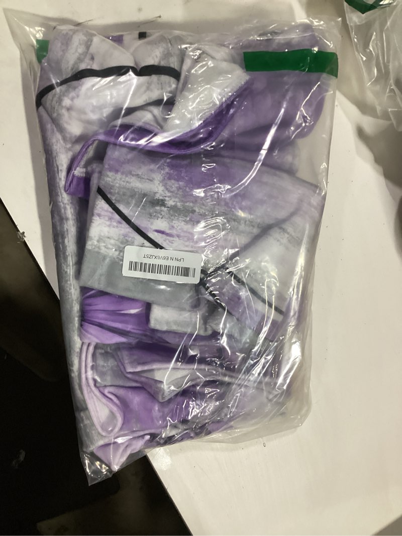 Condition photo showing Good Condition for purple white butterfly bath towels set,3 piece soft rustic daisy floral country towel set,1 bath towel 1 hand towel 1 washcloth,absorbent decorative bathroom towels for kitchen shower face