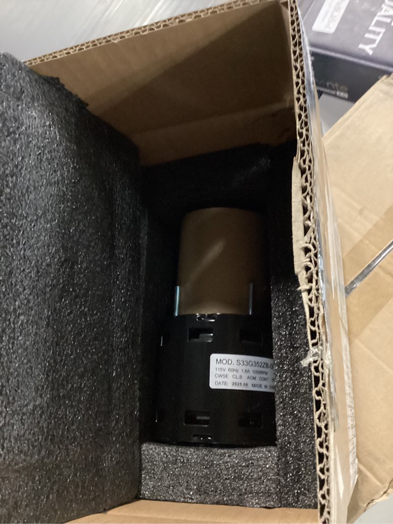 Condition photo showing Good Condition for ul listed 1/40hp?120v 60hz bathroom exhaust & condenser fan motor | replacement for bathroom ventilation, electric fan motor replacement 0.025 horsepower 950 rpm