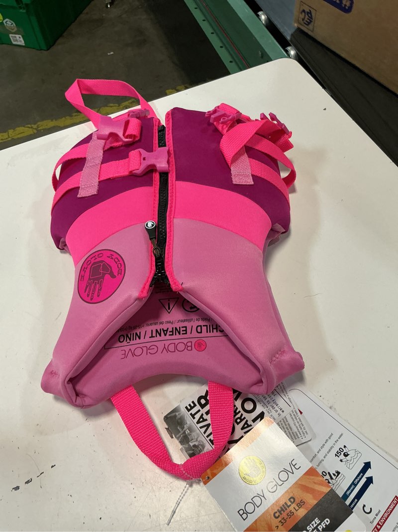 Condition photo showing Good Condition for body glove infant life jacket