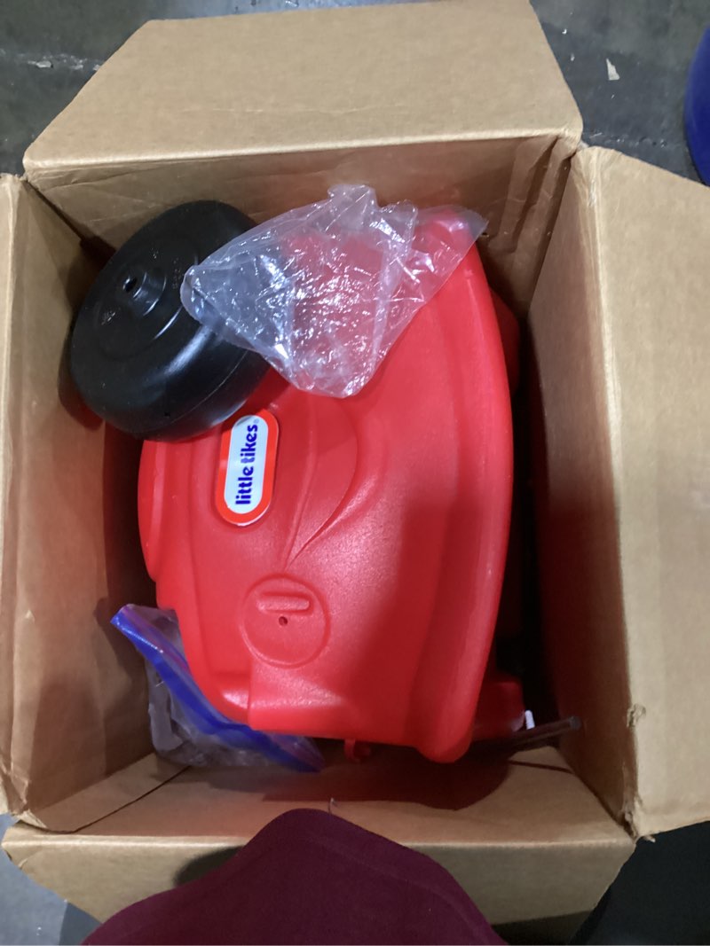 Condition photo showing As Is for little tikes cozy coupe 30th anniversary car