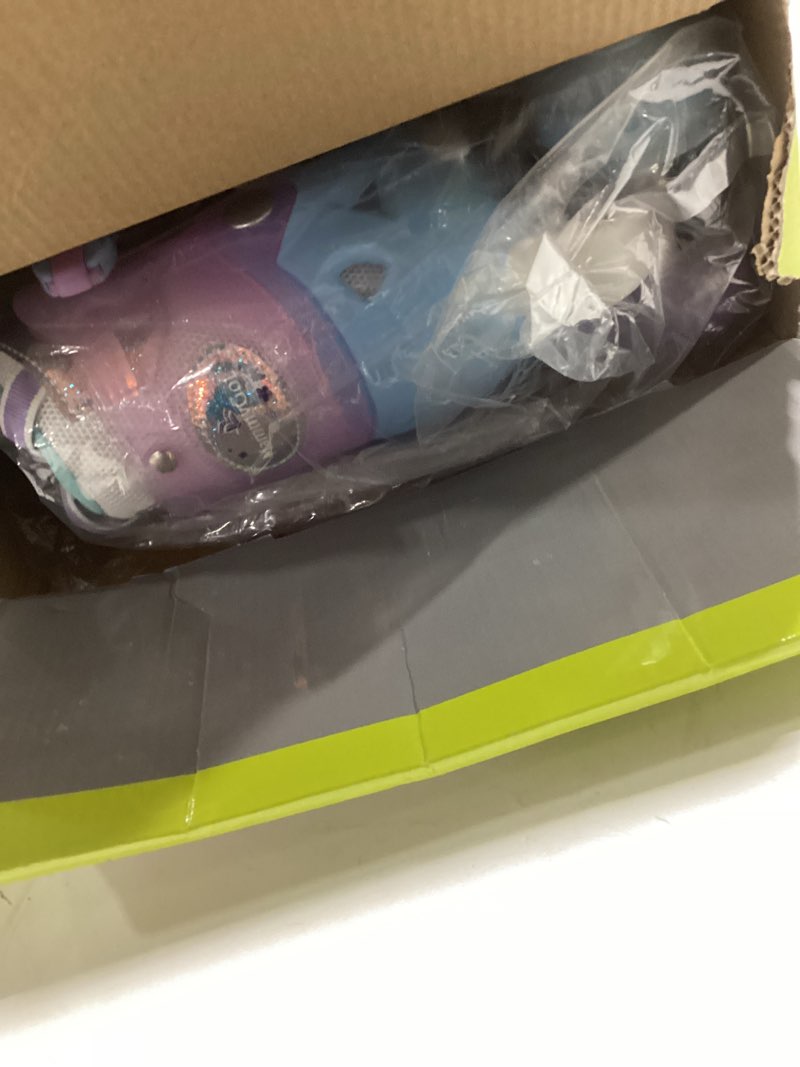 Condition photo showing Good Condition for MammyGol Kids Roller Skates for Girls or Boys, Adjustable Roller Skates for Children with Beautiful Butterflies, Beginners 3-16 Years Old Light up Quad Skates Indoor Outdoor Butterfly-Purple Small - Little Kid (10-13C US)