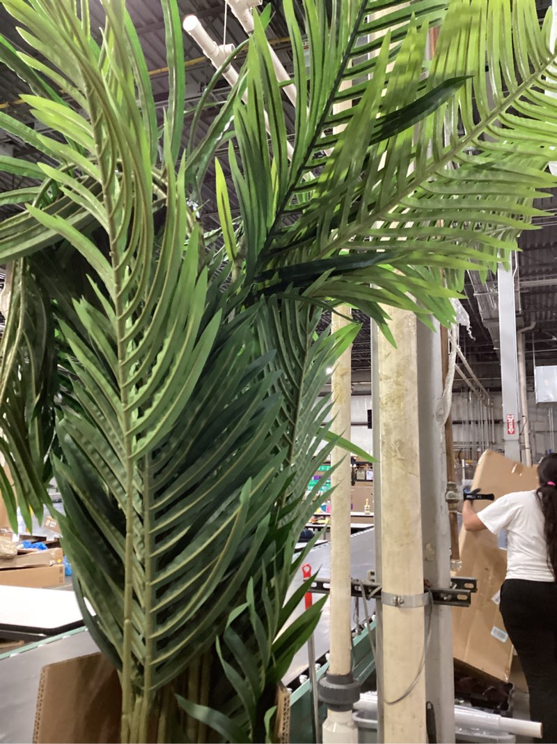 Fopamtri Artificial Areca Palm Plant 5 Feet Fake Palm Tree with 17 Trunks Faux Tree for Indoor Outdoor Modern Decoration Dypsis Lutescens Plants in Pot for Home Office 