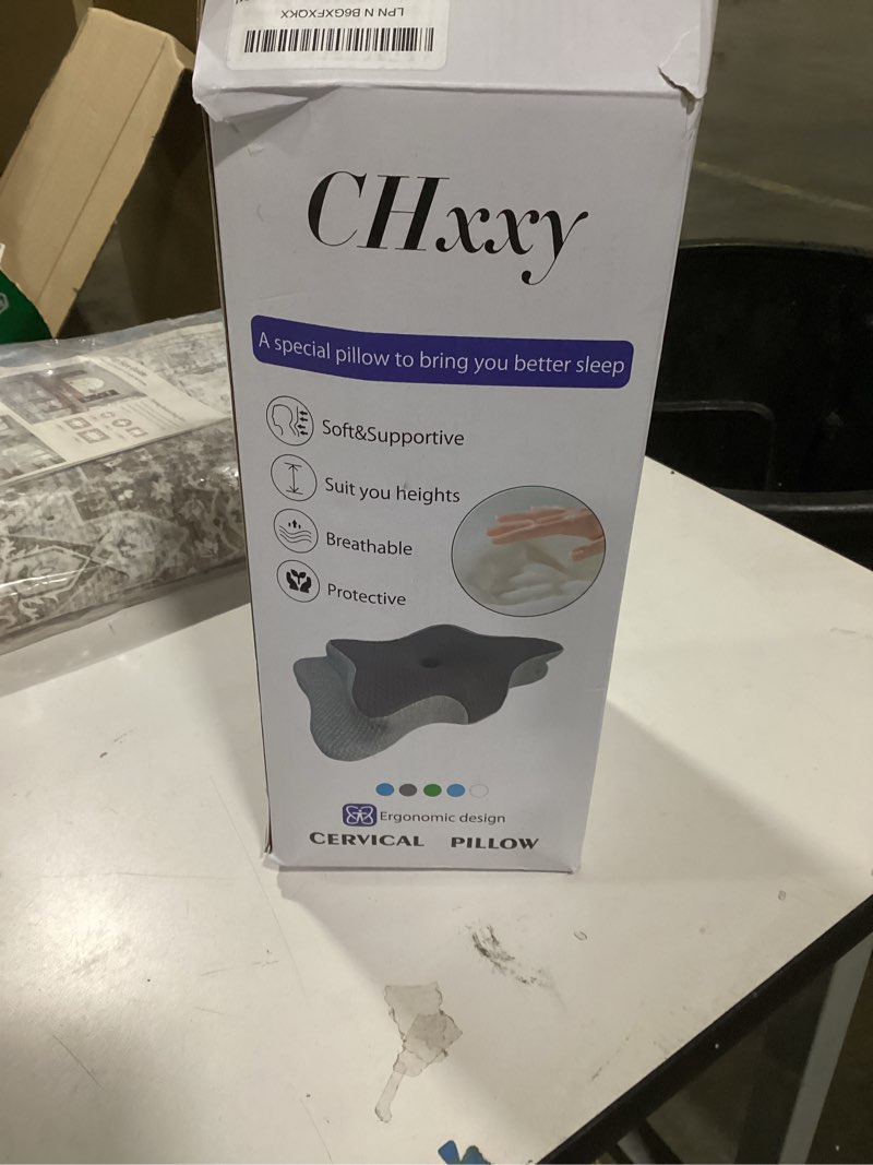 Condition photo showing Good Condition for CHxxy Cervical Pillow for Neck Pain Relief, Memory Foam Pillows, Ergonomic Contour Bed Pillow, Soft 