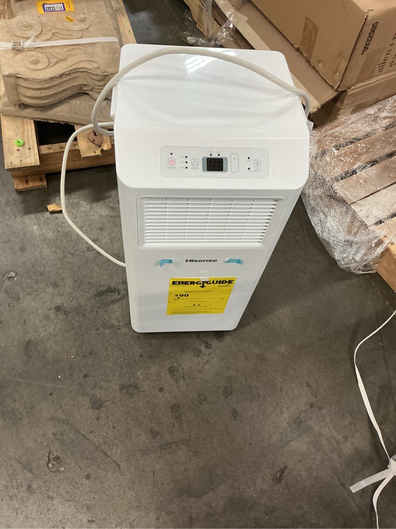Condition photo showing As Is for ratings & reviews for hisense 6000 btu (doe) 115 vented small room portable air conditioner remote included