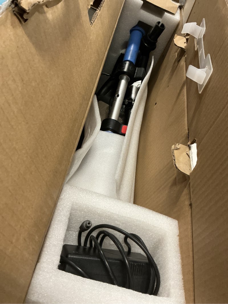 Condition photo showing As Is for iScooter IK3/IK3Pro Electric Scooter for Kids Aged 6-12,10MPH Top Speed, 3 Heights (IK3Pro), Magnetic Charging, 150W Motor, Colorful Lights,LED Display(Exclude IK3 Jet Black) Blue IK3Pro-3/6/10MPH & 3 Heights