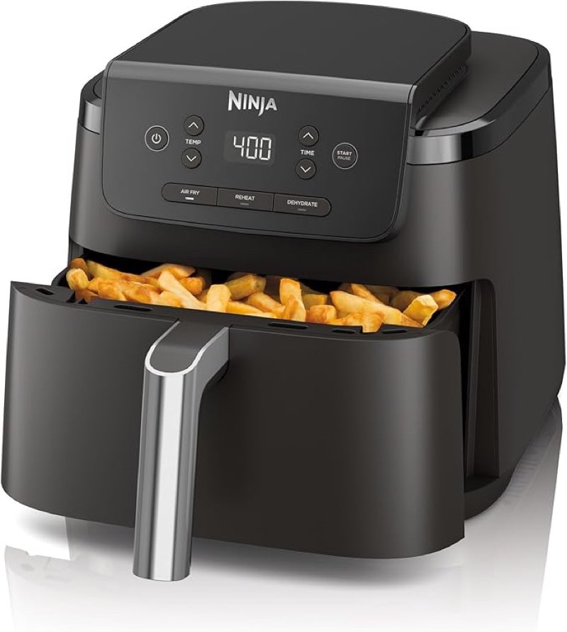 Ninja Air Fryer Pro XL 5.5 qt, Large Capacity for Quick Family Meals, Versatile Cooking, Time-Saving