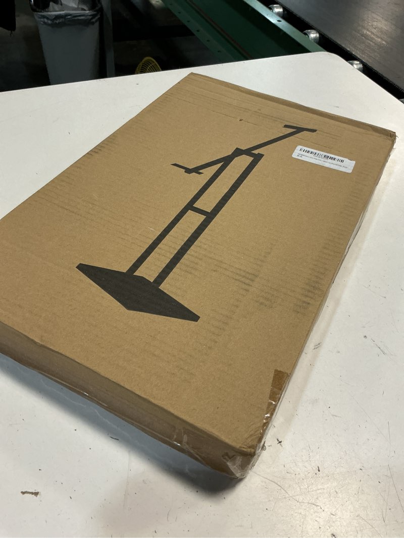 Condition photo showing New/Like New for oncemore heavy duty sign stand, floor poster board stand, adjustable metal sign holder height up to 60 inches and 180° rotation display standing pedestal for board & foam, black