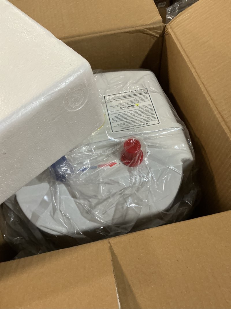 Condition photo showing New/Like New for ThermoMate Mini Tank Water Heater Electric, ES250B 2.5 Gallon Point of Use Under Sink Water Heater, 120V Corded Wall or Floor Mounted, UL Listed 2.5 Gallons