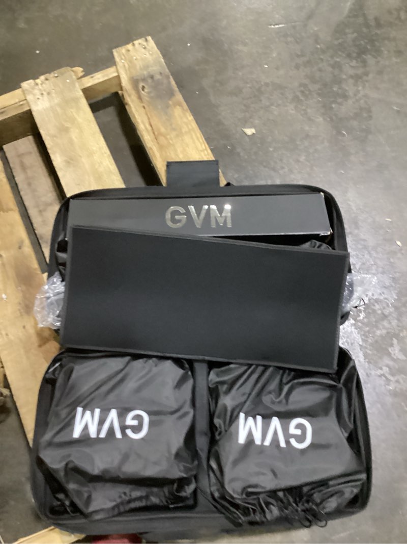 Condition photo showing As Is for “”similar to””gvm 2 pack led video lighting kits with app control, bi-color variable 2300k~6800k with digital display brightness of 10~100% for video photography, cri97+ tlci97 led video light panel +barndoor