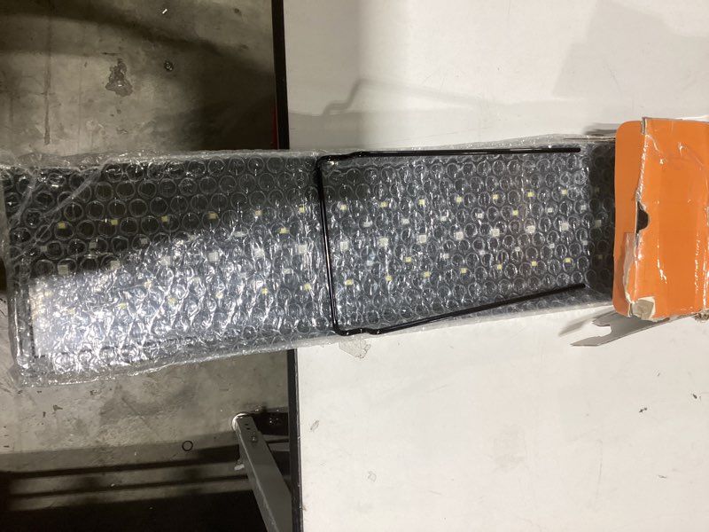 Condition photo showing As Is for hygger 42w 24/7 lighting aquarium led light, sunrise-daylight-moonlight mode and diy mode, timer adjustable brightness fish tank light with extendable bracket 7 colors for planted tank 42w for 48~54inch tank