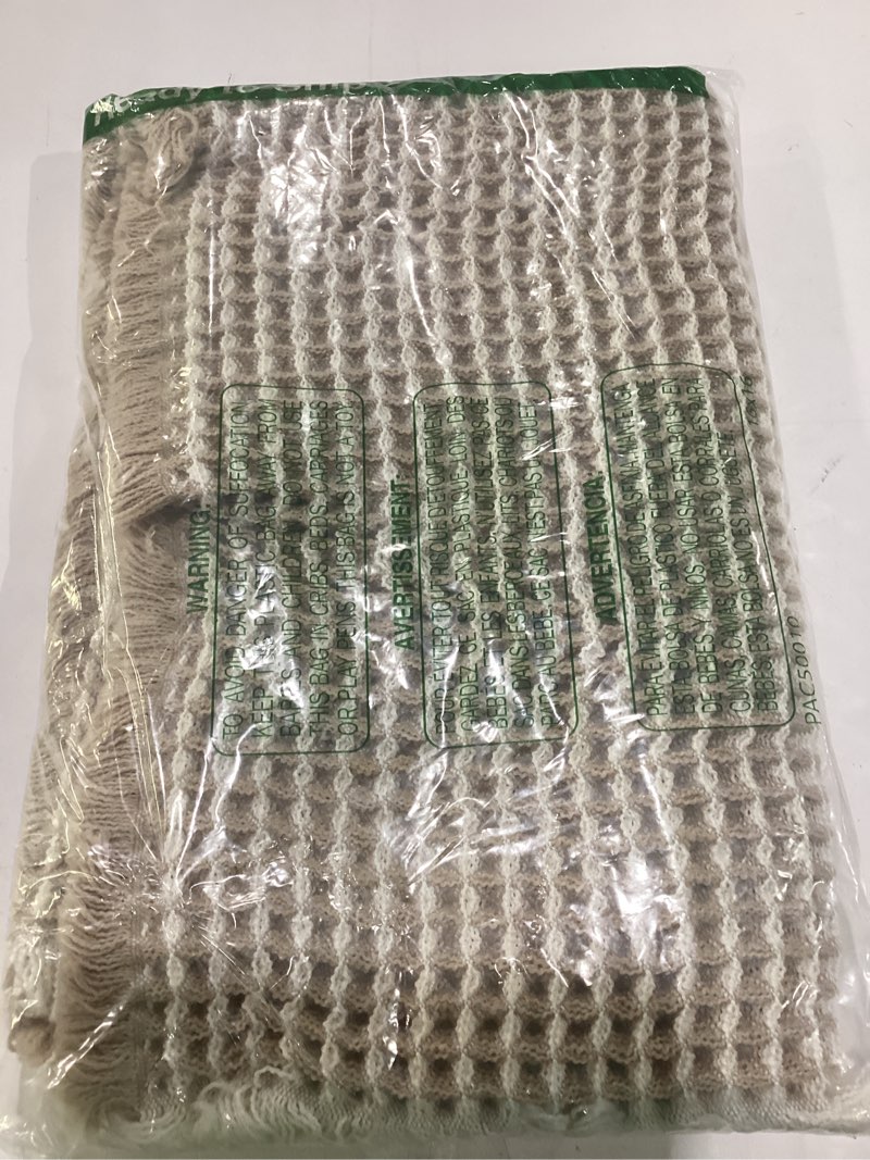 Condition photo showing Good Condition for tyuu waffle bath mat, boho bathroom rugs non slip washable super absorbent quick dry farmhouse bathroom decor, 30"x20" khaki khaki 1'8" x 2'6" (rectangular)