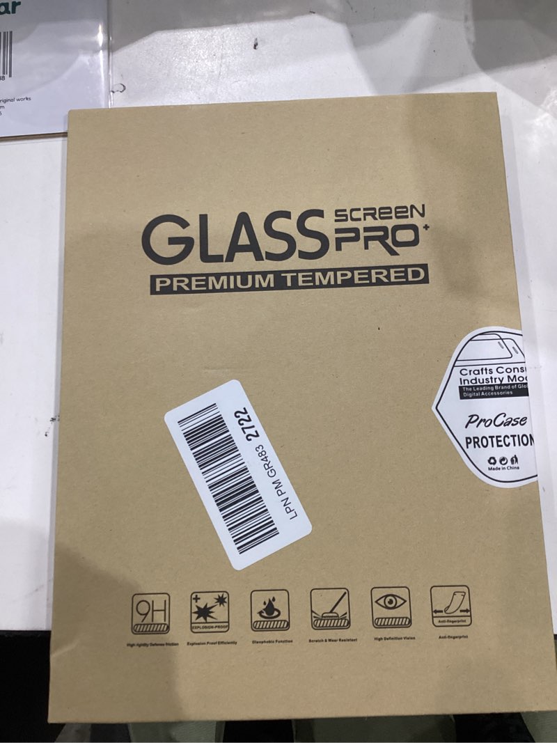 Condition photo showing New/Like New for procase 2 pack for 10.5" ipad air 3rd 2019 / ipad pro 2017 screen protector, tempered glass film guard for ipad 10.5 air 3 / ipad pro 10.5 2017