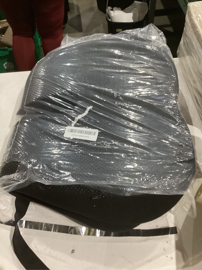 Condition photo showing As Is for Lumbar Support Seat Cushion - Memory Foam Cushion for Office Chair, Car Seat, Airplane - Sciatica & Hip & Coccyx Pain Relief Desk Chair Cushion for Long Sitting Office Workers, Car Drivers