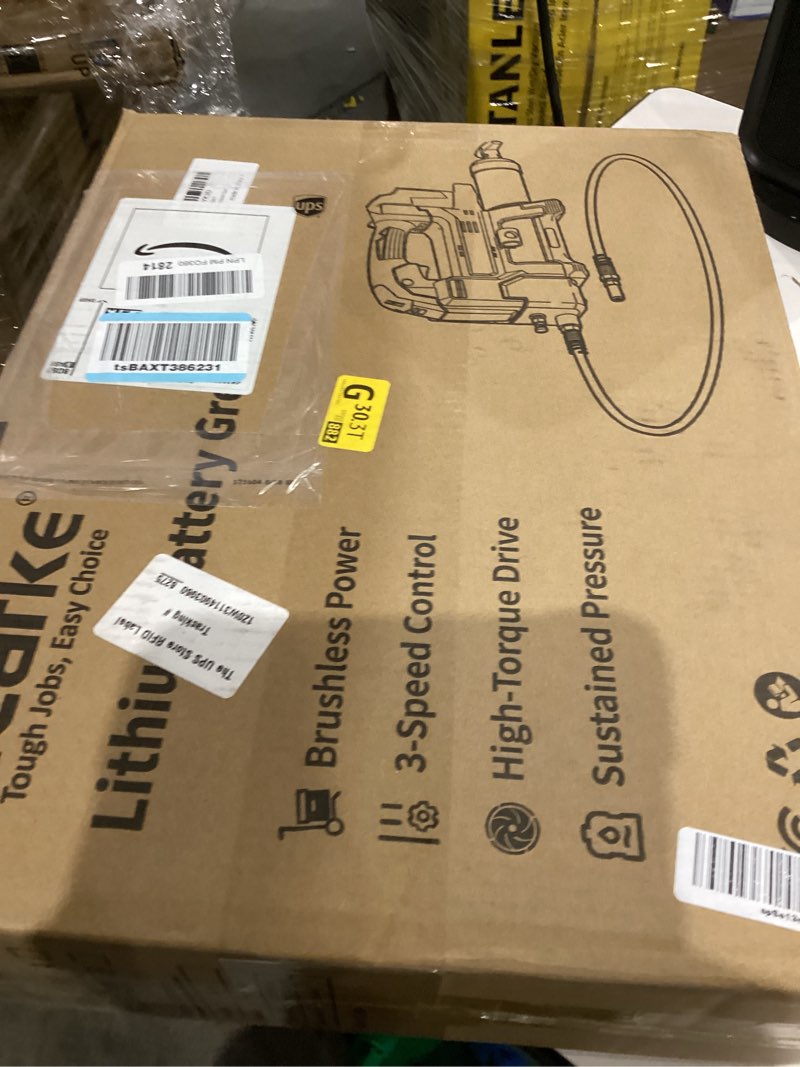 Condition photo showing Good Condition for Ecarke Cordless Grease Gun Compatible with Milwaukee 18V Battery (Bare Tool), 3?Speed Adjustable Flo