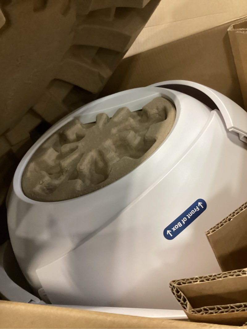 Condition photo showing Good Condition for PetSafe ScoopFree SmartSpin Self-Cleaning Cat Litter Box - Advanced Odor Control Technology, App Controlled with Health Monitoring White SmartSpin