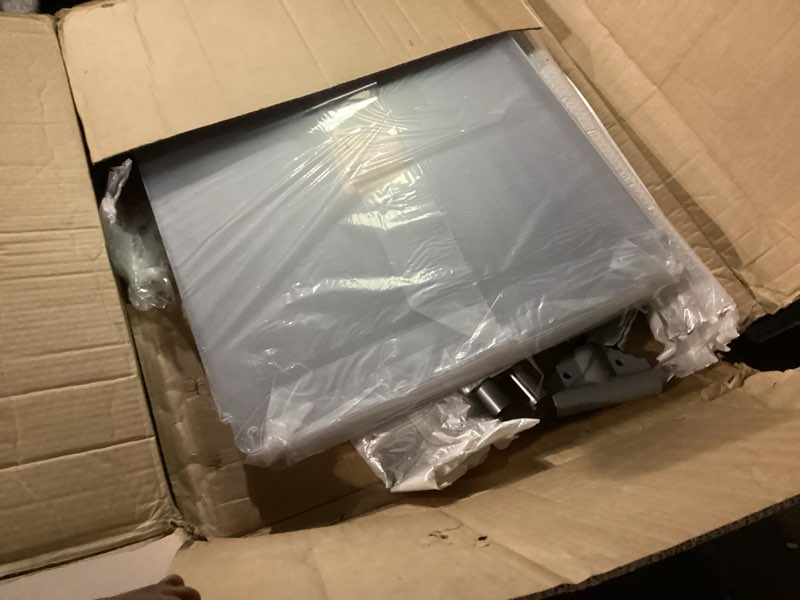 Condition photo showing Good Condition for FXW AuraSpace Acrylic Indoor Unleashed Dog Playpen for Puppies and Small Dogs, 24 Inch, 8 Panels, White 8 Panels 24"H (White)