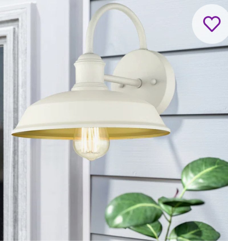 Rizal 9\" H Hardwired Outdoor Wall Lantern 
