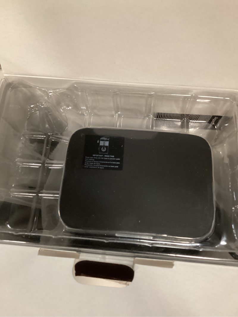 Condition photo showing New/Like New for aquasonic home dental center pro – brushing & flossing made easy – brush & floss – power toothbrush & water flosser – whiter teeth & healthier gums – black series pro+oral irrigator