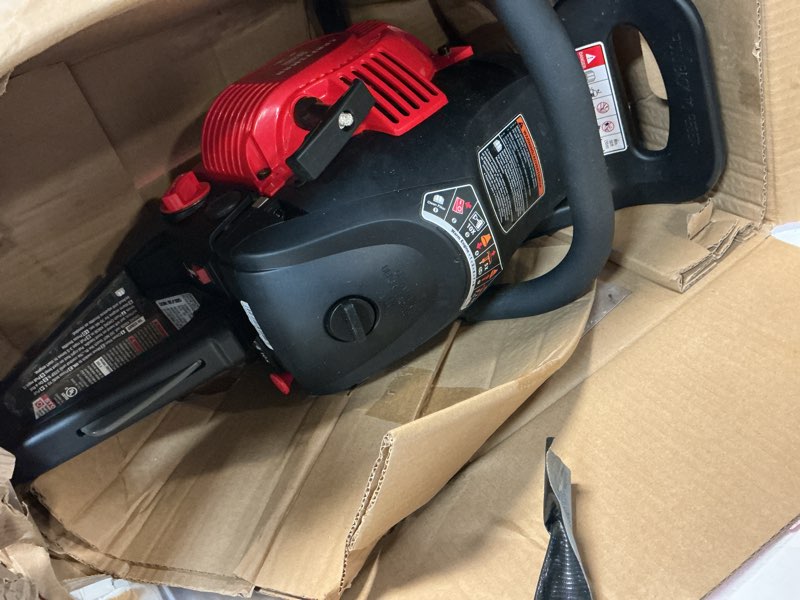Condition photo showing As Is for craftsman s205 46-cc 2-cycle 20-in gas chainsaw