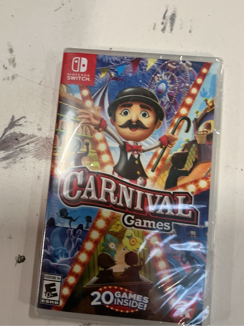 Condition photo showing New/Like New for Carnival Games (Nintendo Switch)