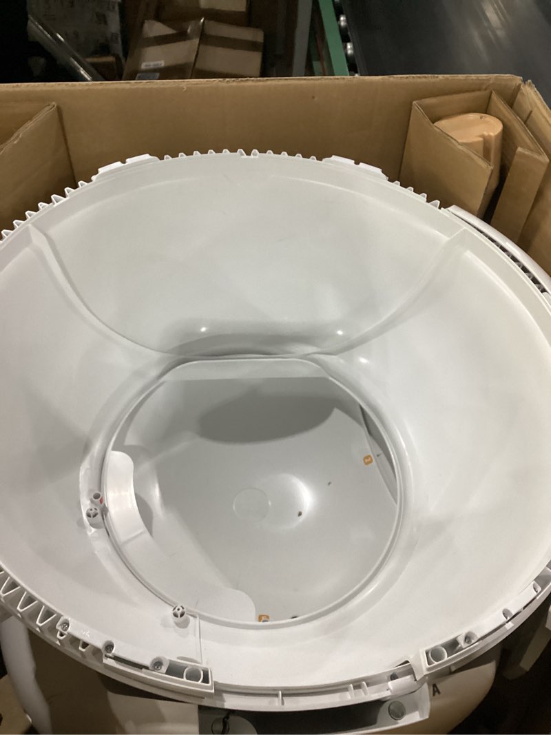 Condition photo showing As Is for not tested automatic litter box, self cleaning litter box dd8