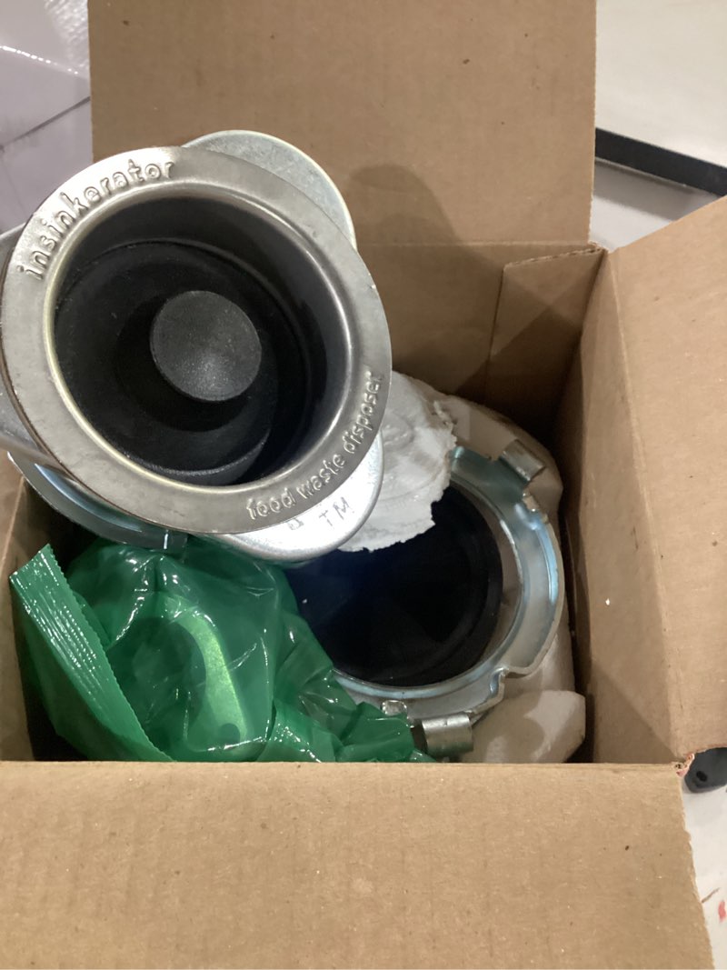 Condition photo showing Good Condition for insinkerator badger 5 garbage disposal, standard series 1/2 hp continuous feed food waste disposer, black, set of 1