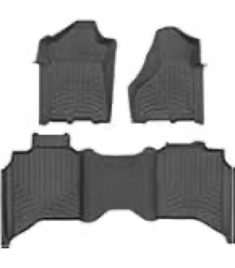 (Incomplete)Husky Liners X-act Contour Floor Mats | Fits 2002-2024 Dodge Ram 1500 (19-24 Classic Body Only); 200