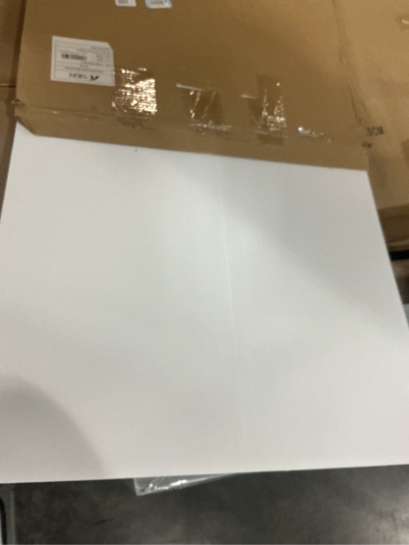 Condition photo showing As Is for ((Incomplete only 1 pc))Corrugated Plastic Sheet for Indoor and Outdoor Use - 3/16 Inch Thick Poster Board, 24x36 Inches - Pack of 5 White Plastic Board Sheets - Waterproof Coroplast Sheets and Lightweight Blank Yard Signs White - 5 Pack