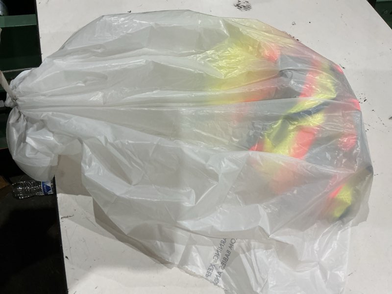 Condition photo showing As Is for (one size fits most)hi visibility 2-tone class 2 reflective safety vest