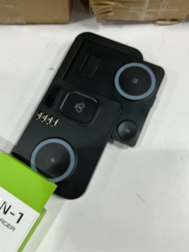 Condition photo showing Good Condition for Dual Phone Wireless Charging Station for Apple Devices, Magnetic Charging Station for iPhone with Auto Switch 7-Color Light&Clock, Family Watch Charger for iPhone17 for iWatch11 for AirPods Pro3(Black