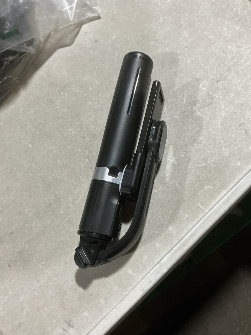 Condition photo showing Good Condition for selfie stick tripod with light, 45'' selfie stick with wireless remote, portable phone tripod compatible with iphone 16/15 pro max/15/14 pro/14/13, samsung s22/ s23 ultra/android smartphone black - 45" standard height