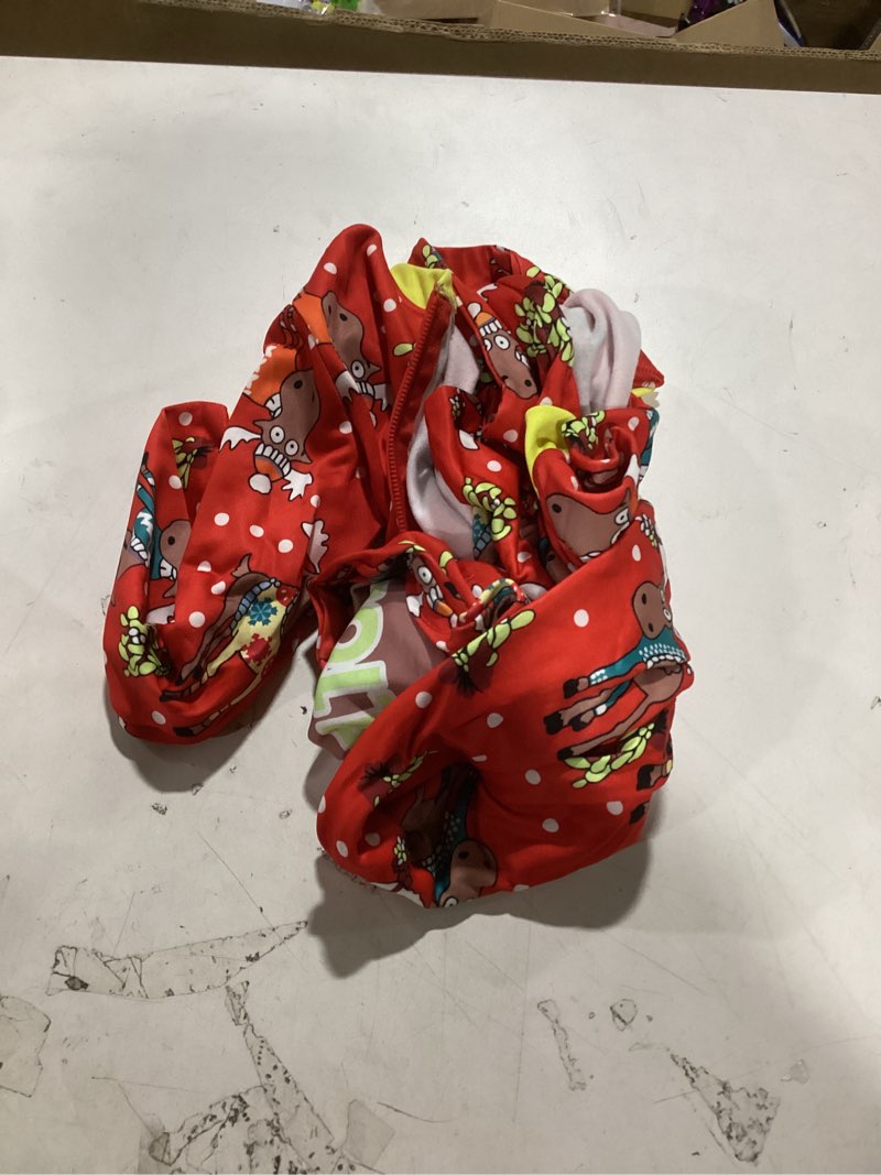 Condition photo showing Good Condition for Kranchungel Matching Christmas Pajamas for Family: Christmas Onesie Pajamas Couples Xmas Hooded Pjs for Photos Parties Gifts Women X-Small 15035-navy-tree