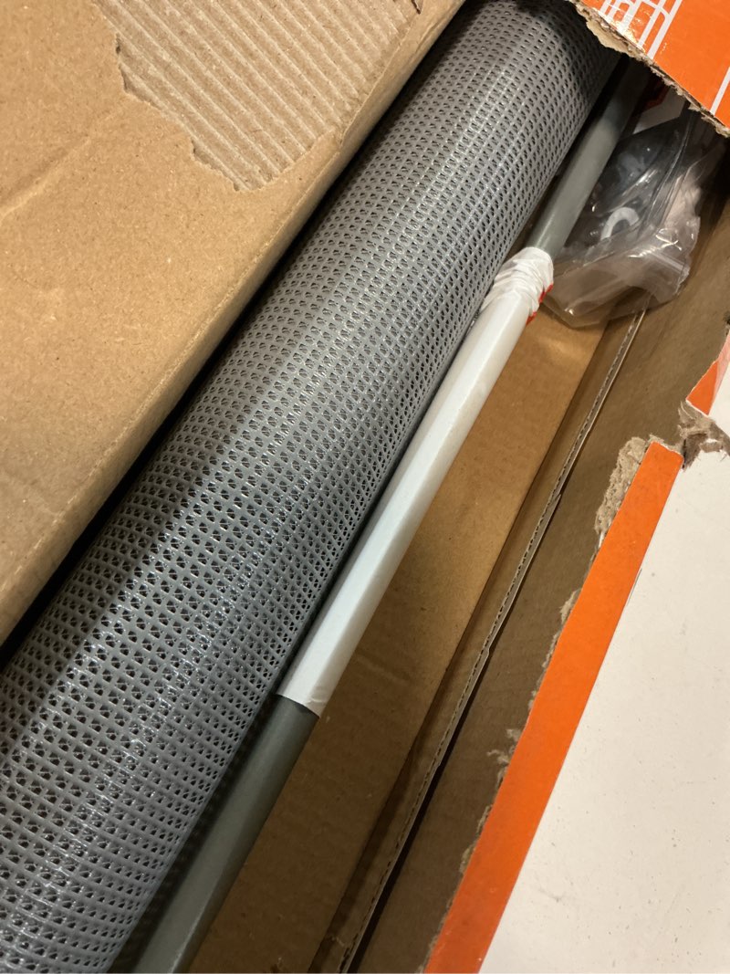 Condition photo showing Good Condition for Retractable Baby Gates, Mesh Dog Gate for Doorways, 33.6" Tall, Expands to 55" Wide,Pet Safety Essential Fit for Baseboards, Wide Toddlers Gates for Hallways, Indoor & Outdoor,Grey