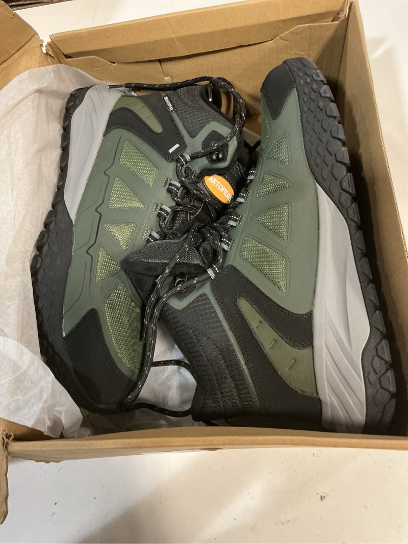 Condition photo showing New/Like New for ((Size 11))ARTOPEAK Men's 3M Thinsulate Winter Snow Boots | Wide Toe Box | Insulated Slip-Resistant Outsole | Thermal Insulation for Cold Weather | Hiking & Walking Black