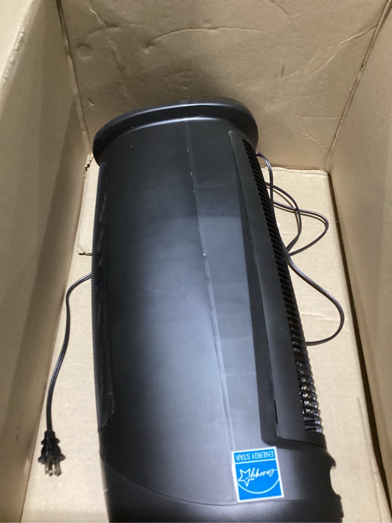 Condition photo showing As Is for GermGuardian HEPA Air Purifier for Home, Large Rooms Up To 743 Sq. Ft. with HEPA PURE Air Filter, Air Quality Monitor & UV-C Light, AC4880B, 22" Tower, Black AC4880 black