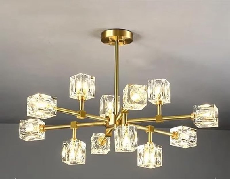 Nordic Luxury Living Room Chandelier Modern Design Home Decoration Crystal Chandelier Bedroom Hotel Indoor Lighting fixtures,Modern
